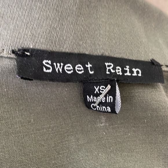 Sweet Rain Embellished Beaded Military Jacket - Picture 6 of 8